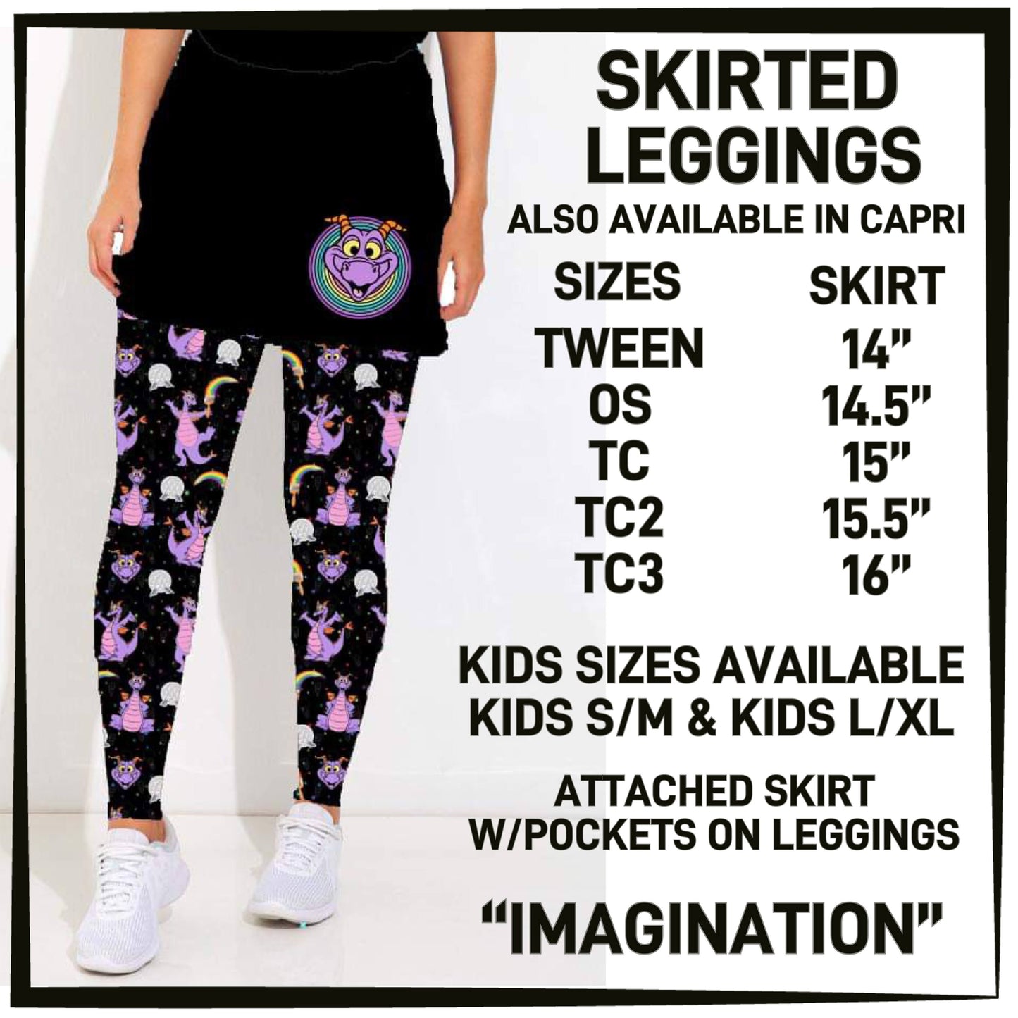 RTS - Imagination Skirted Capris with Pockets