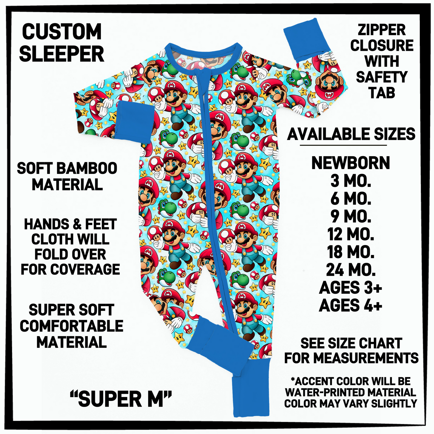 BY3S - Super M Baby Sleeper - Preorder Closing 2/12 ETA: Late April