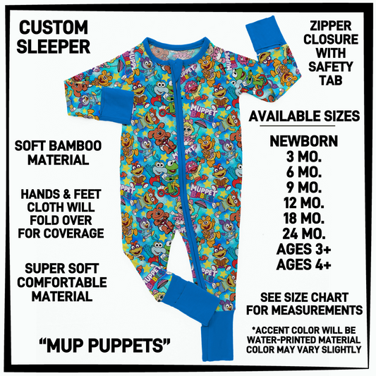 BY3S - Mup Puppets Baby Sleeper - Preorder Closing 2/12 ETA: Late April