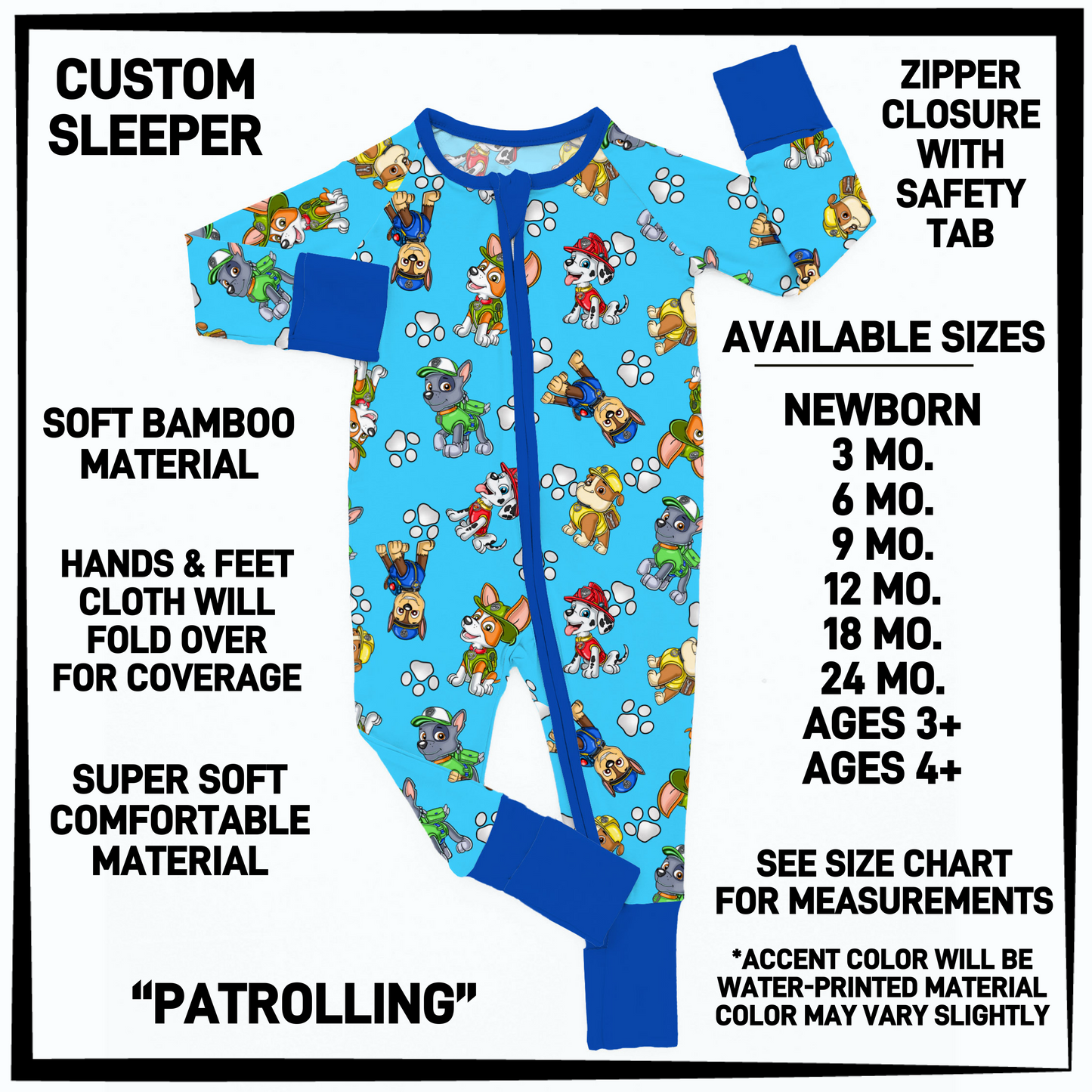 BY3S - Patrolling Baby Sleeper - Preorder Closing 2/12 ETA: Late April