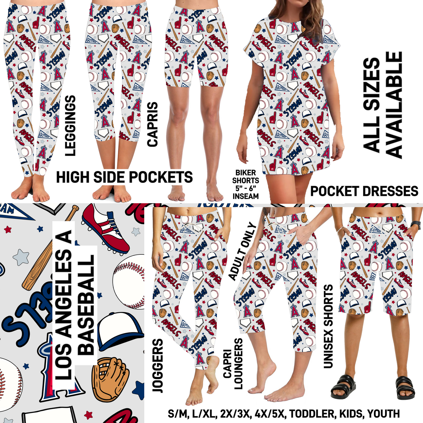 BS4B - Los Angeles A Baseball - Preorder Closing 2/19 ETA: Early May