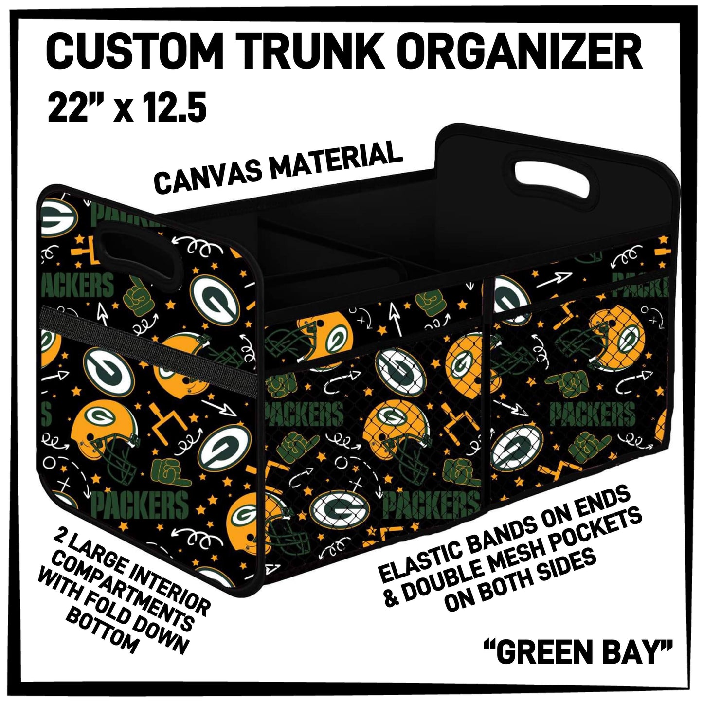 RTS - Green Bay Trunk Organizer