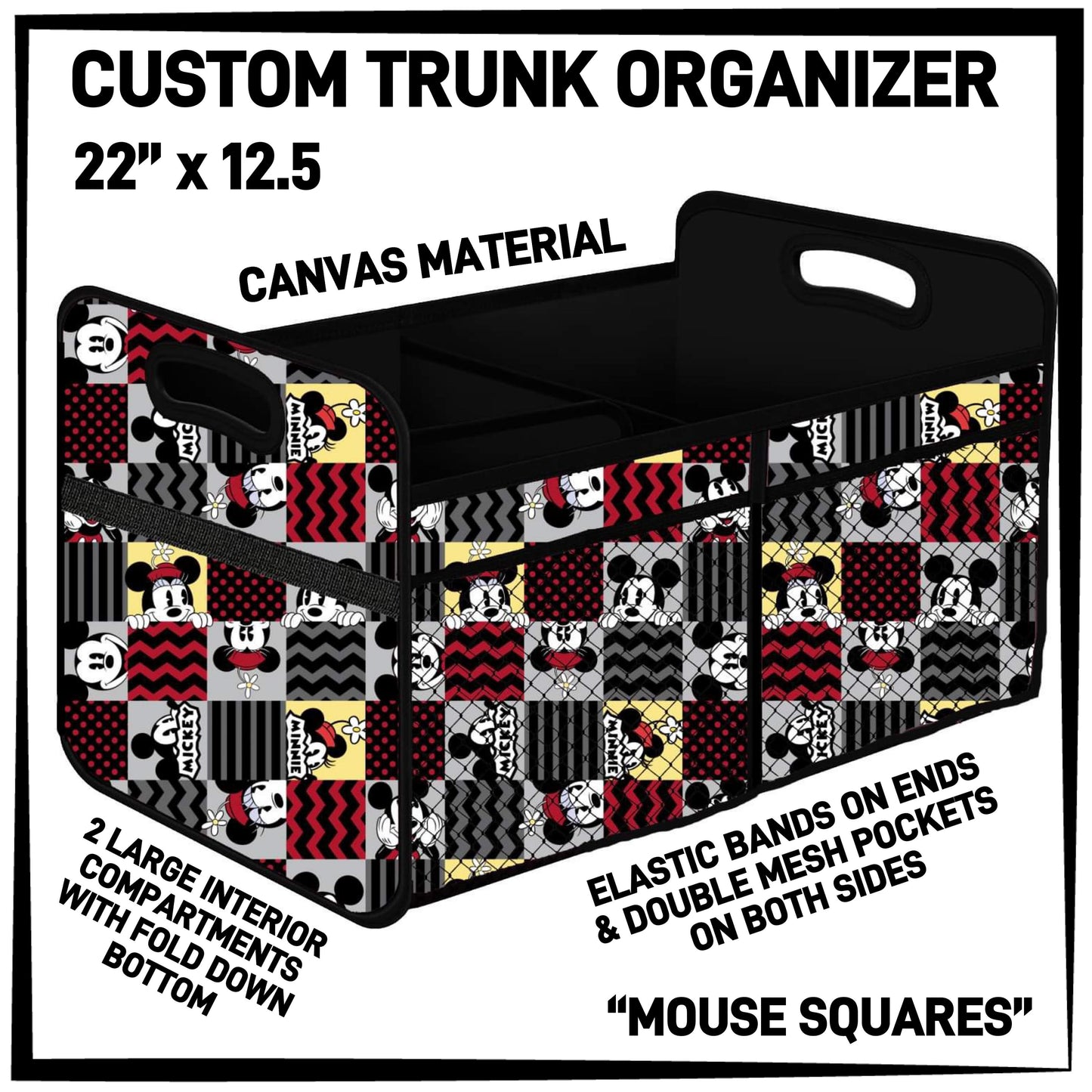 RTS - Mouse Squares Trunk Organizer