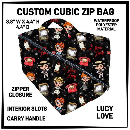 CZ1B - Lucy Love Cubic Zip Bag - Preorder Closing 7/8 ETA: Early Sept