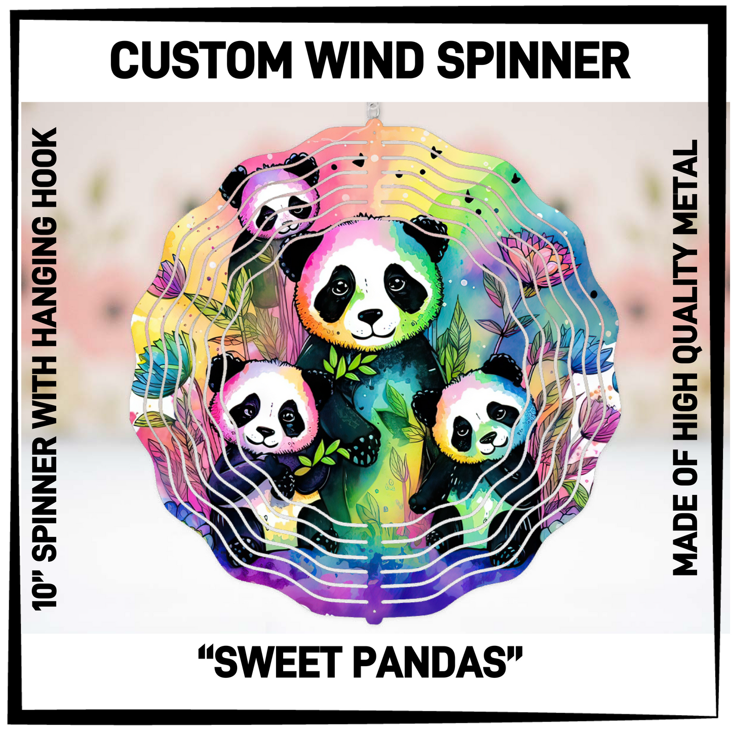 WP4S - Sweet Pandas Wind Spinners - Preorder Closing 2/26 ETA: Late April