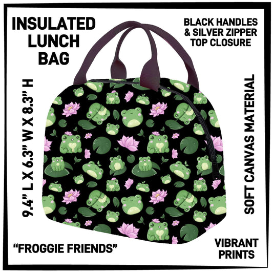 RTS - Froggie Friends Insulated Lunch Bag