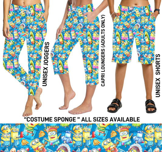 UP1B - Costume Sponge Unisex Full & Open-Cuff Capri Joggers - Preorder Closes 3/31 ETA: Late May