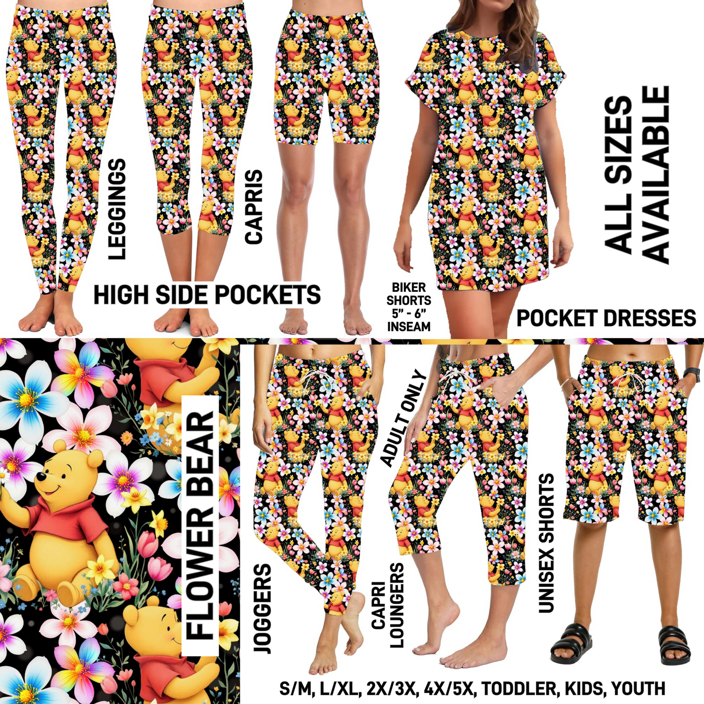 286BT - Flower Bear - Preorder Closing 3/15 ETA: Late May