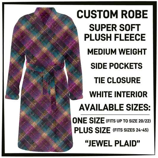 RTS - Jewel Plaid Robe