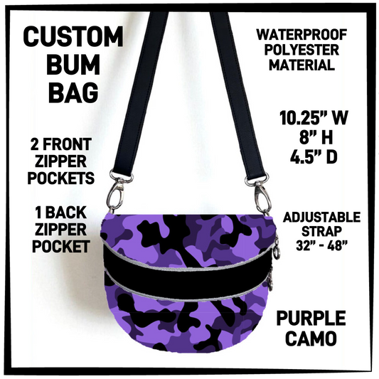 B1BM - Purple Camo Bum Bag - Preorder Closing 8/19 ETA: Mid-Oct