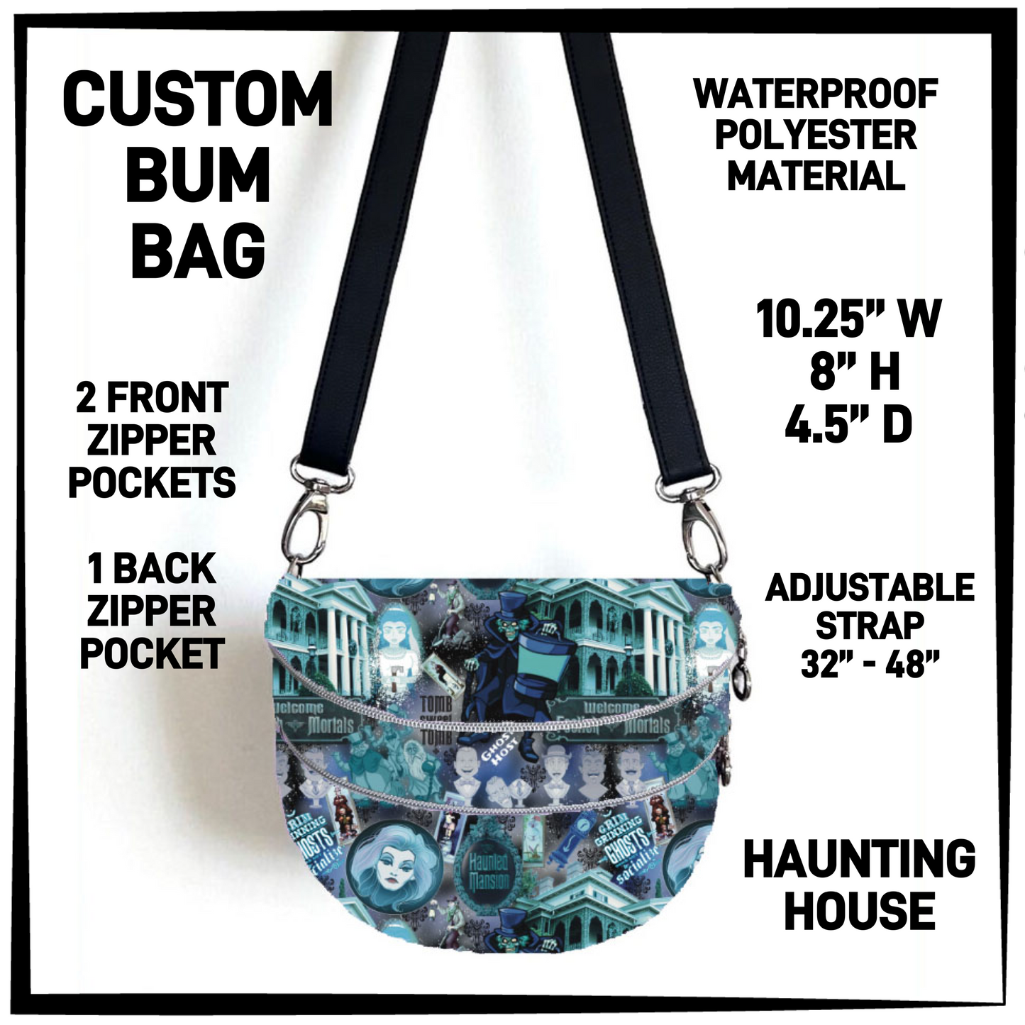 B1BM - Haunting House Bum Bag - Preorder Closing 8/19 ETA: Mid-Oct