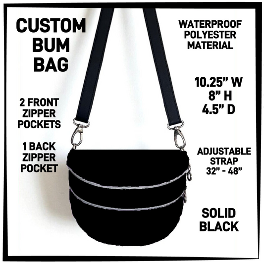 B1BM - Solid Black Bum Bag - Preorder Closing 8/19 ETA: Mid-Oct