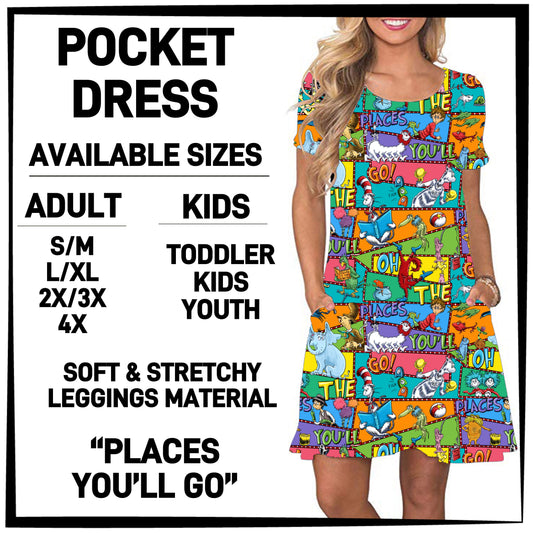 DR2S - Places You'll Go Pocket Dress - Preorder ETA: Mid-Jan