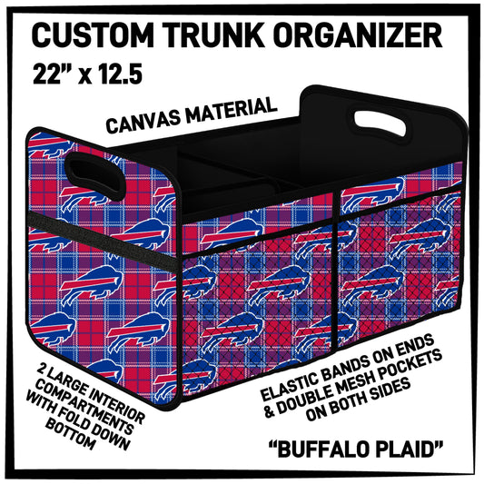 C3TO - Buffalo Plaid Car Trunk Organizer - Preorder ETA: Mid-Jan