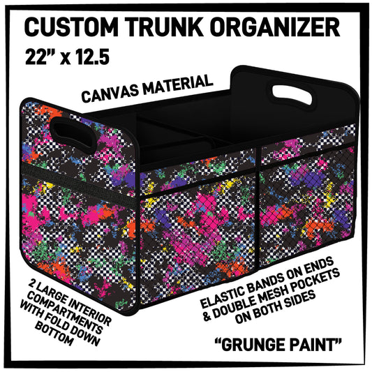 C3TO - Grunge Paint Car Trunk Organizer - Preorder ETA: Mid-Jan