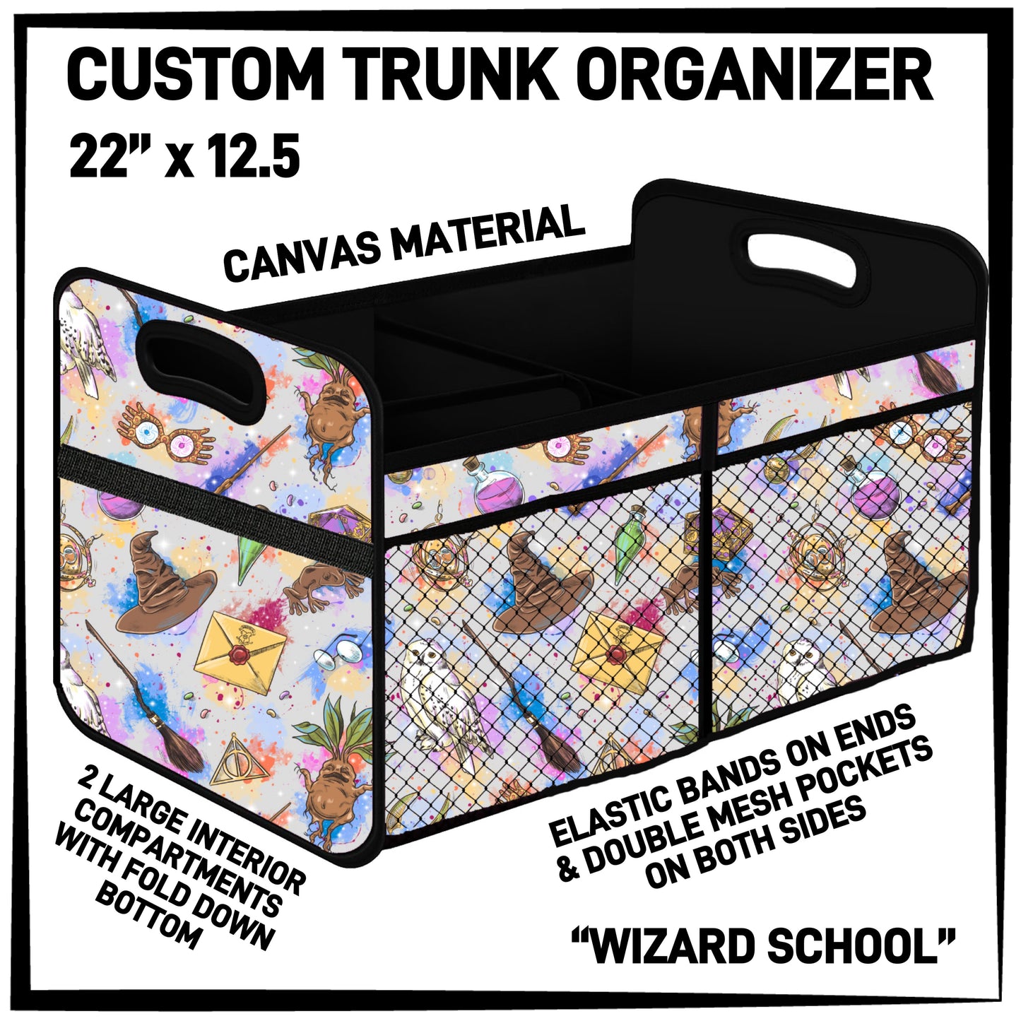 C3TO - Wizard School Car Trunk Organizer - Preorder ETA: Mid-Jan