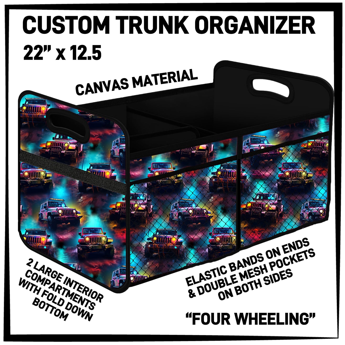 C3TO - Four Wheeling Car Trunk Organizer - Preorder ETA: Mid-Jan