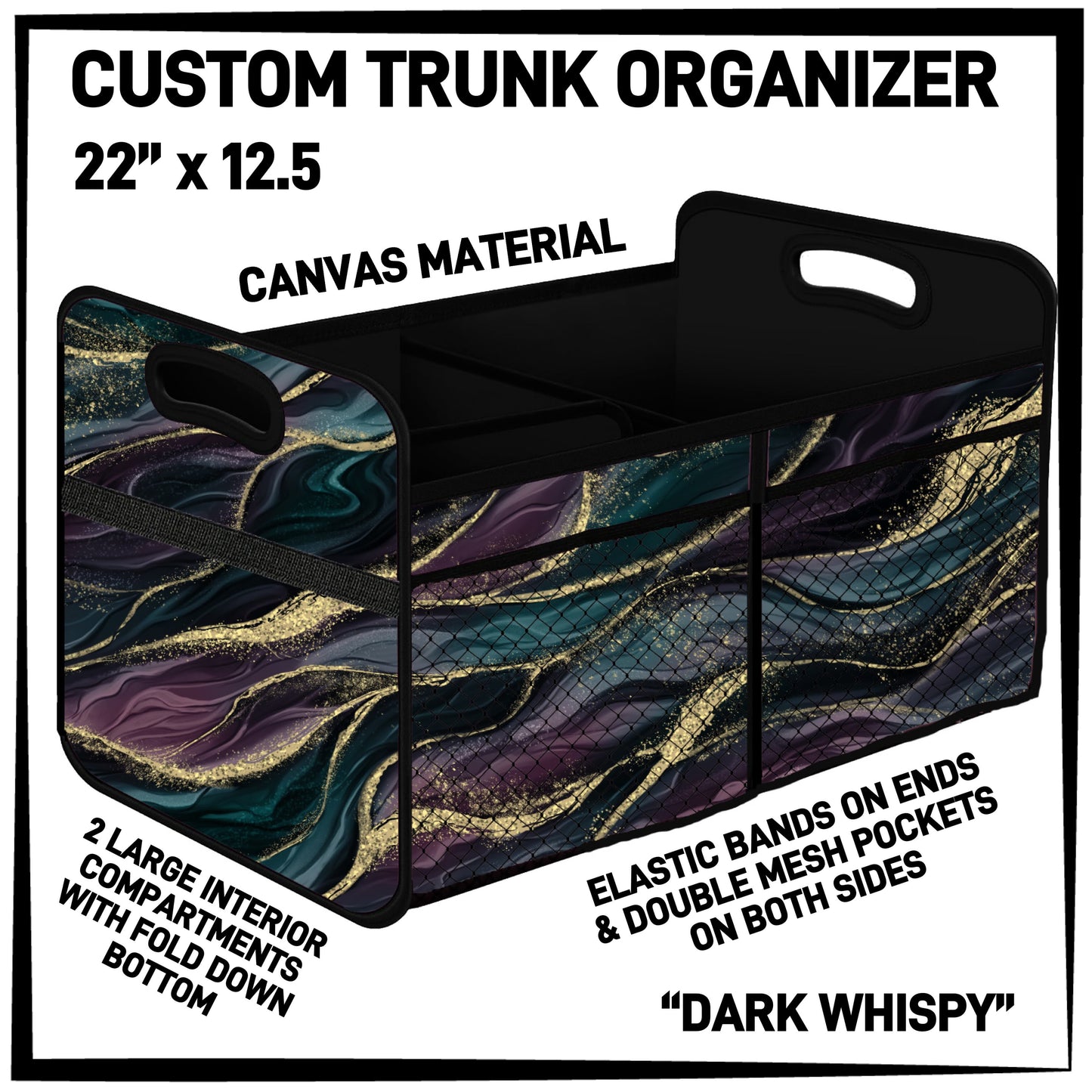 C3TO - Dark Whispy Car Trunk Organizer - Preorder ETA: Mid-Jan