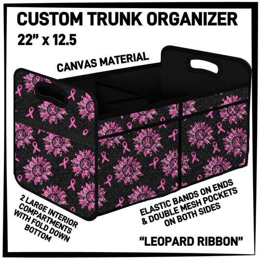 C3TO - Leopard Ribbon Car Trunk Organizer - Preorder ETA: Mid-Jan