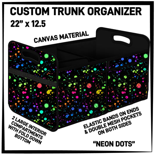 C3TO - Neon Dots Car Trunk Organizer - Preorder ETA: Mid-Jan