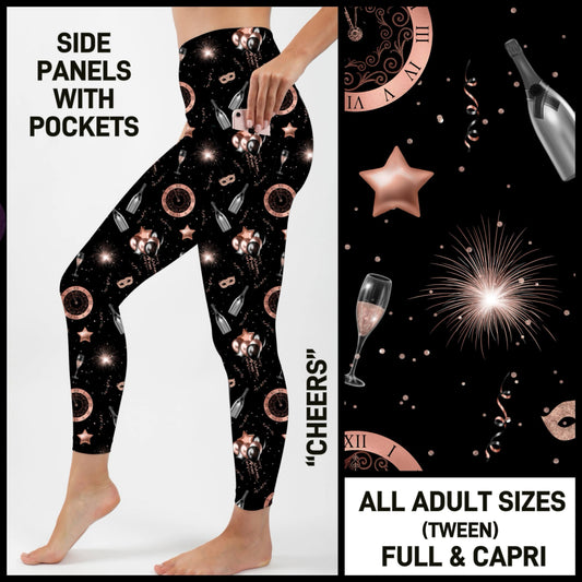 S3PN - Cheers Capris/Leggings with Side Panel Pockets - Preorder ETA: Late Jan