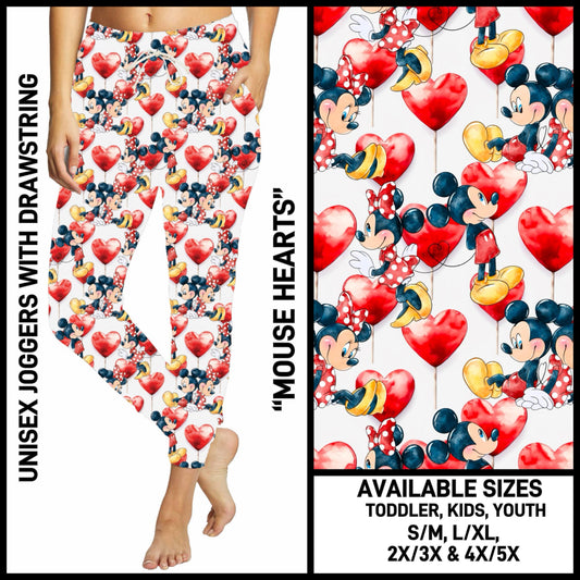 S3PN - Mouse Hearts Unisex Full Joggers - Preorder ETA: Late Jan