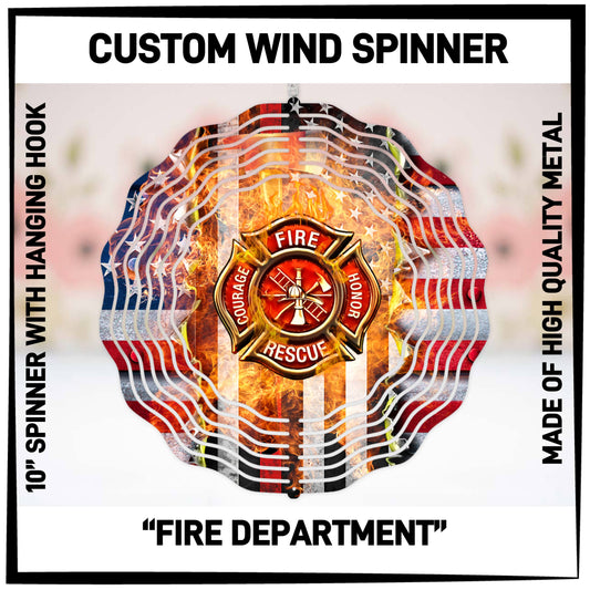 W2SN - Fire Department Wind Spinners - Preorder ETA: Late Jan