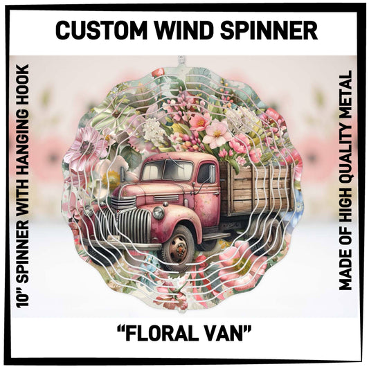 W2SN - Floral Van Wind Spinners - Preorder ETA: Late Jan