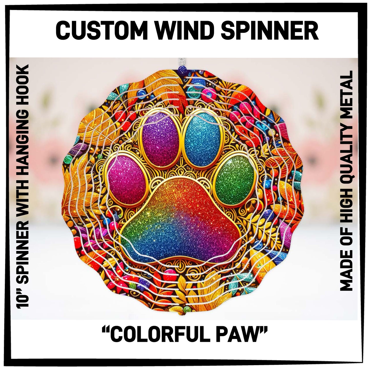 W2SN - Colorful Paw Wind Spinners - Preorder ETA: Late Jan