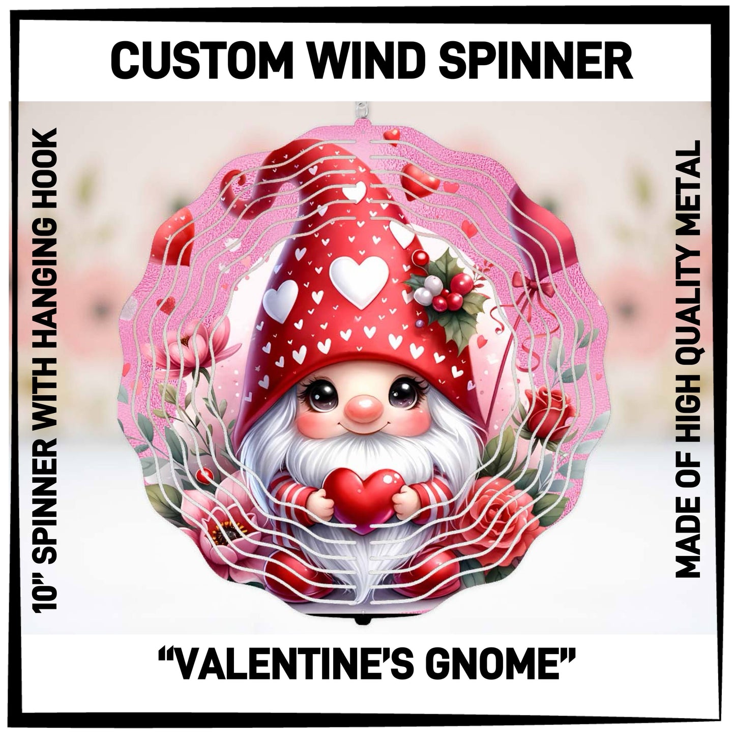 W2SN - Valentine's Gnome Wind Spinners - Preorder ETA: Late Jan