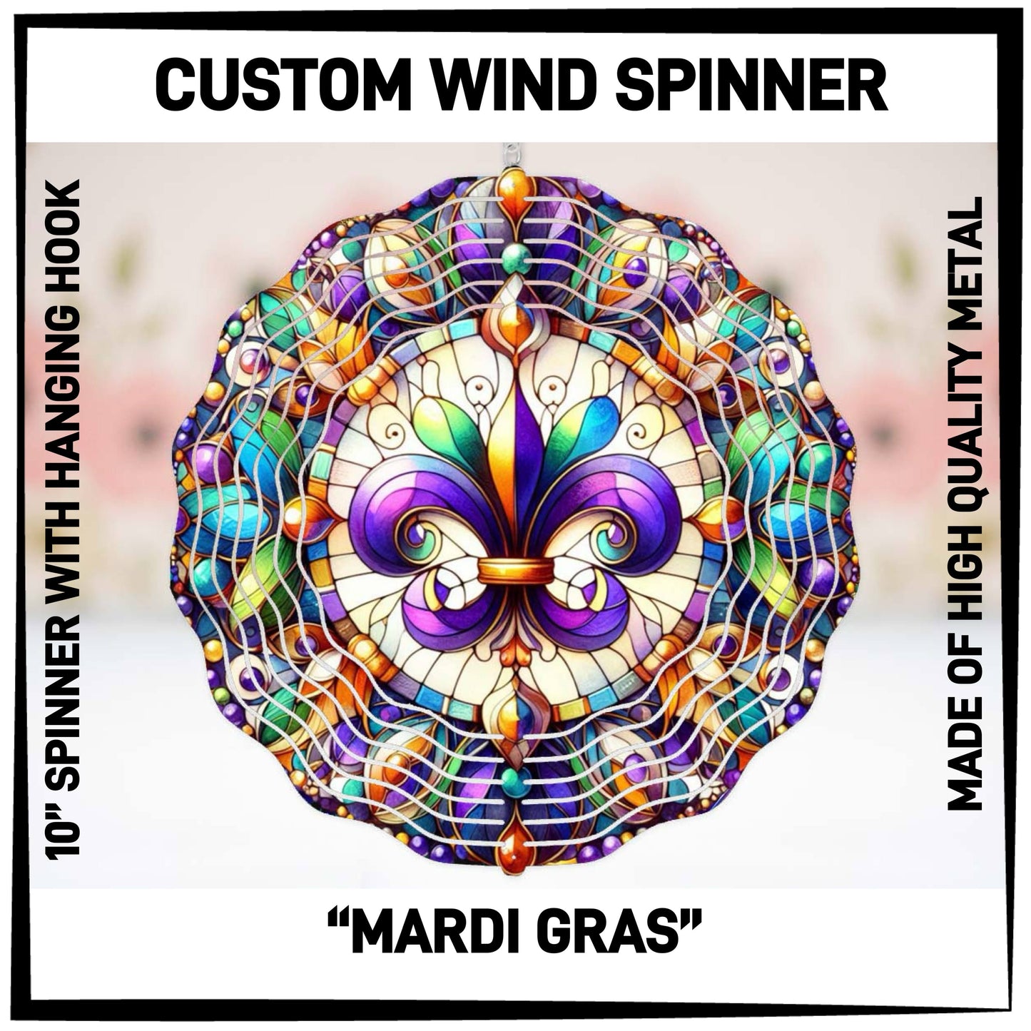 W2SN - Mardi Gras Wind Spinners - Preorder ETA: Late Jan