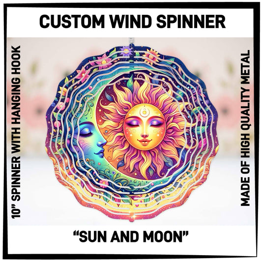 W2SN - Sun and Moon Wind Spinners - Preorder ETA: Late Jan