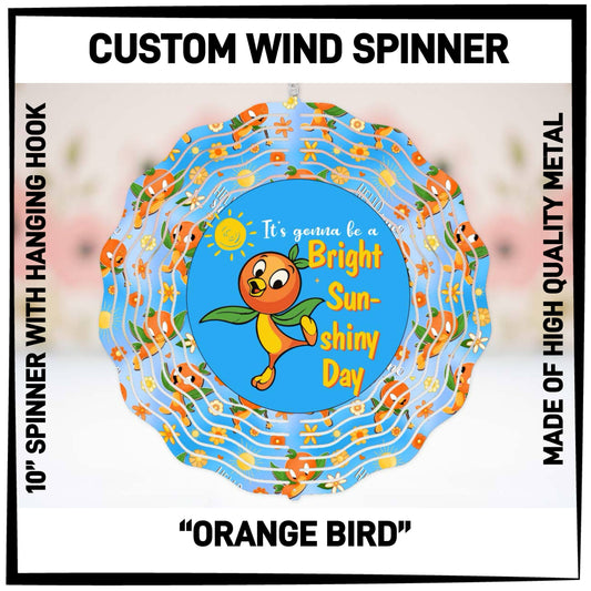 W2SN - Orange Bird Wind Spinners - Preorder ETA: Late Jan