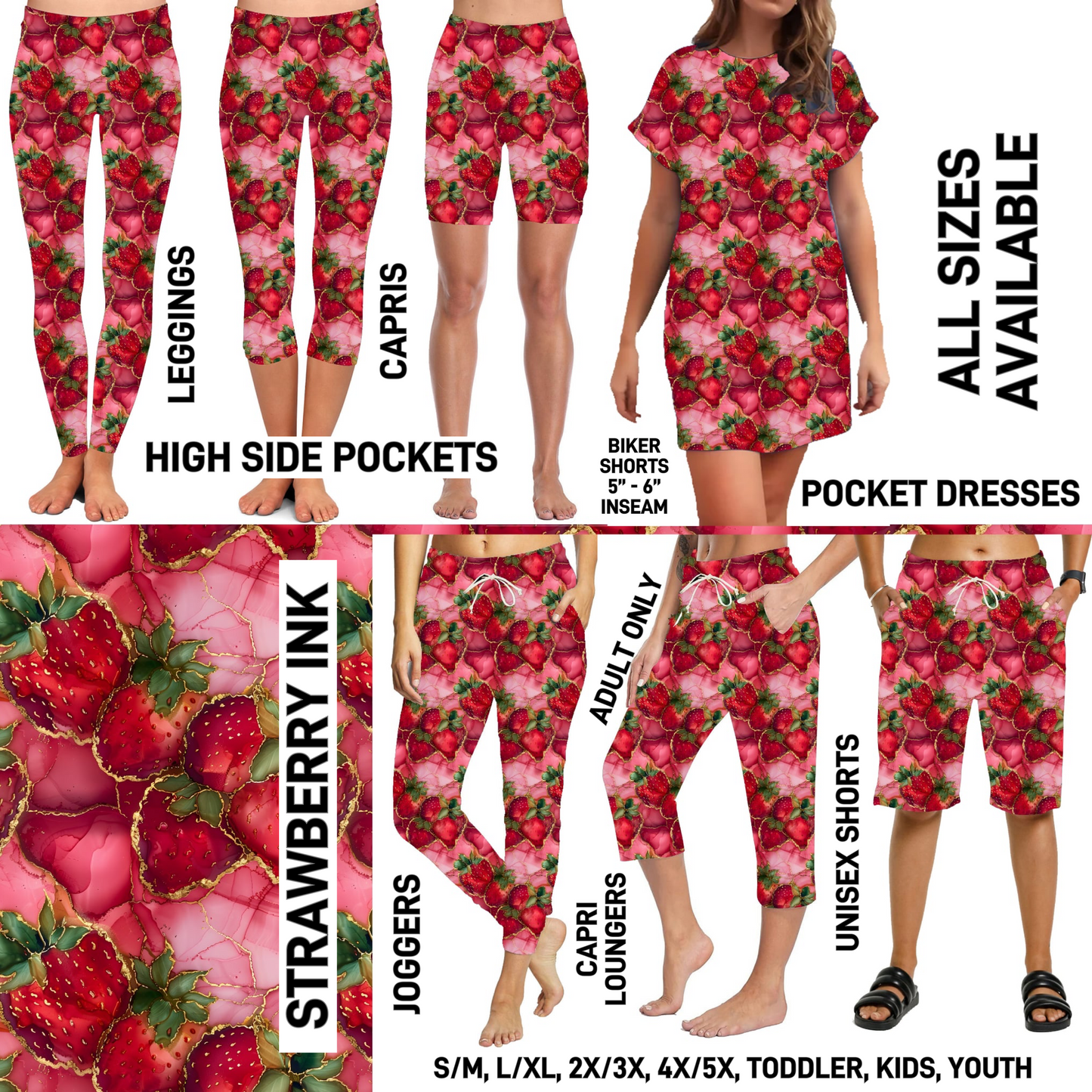 293BT - Strawberry Ink - Preorder Closing 5/17 ETA: Mid-July