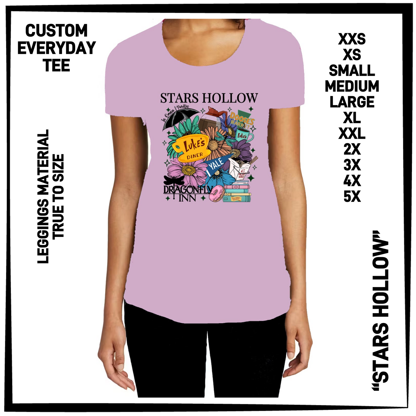 ED2T - Stars Hollow Everyday Tee - Preorder Closing 9/23 ETA: Mid-Dec