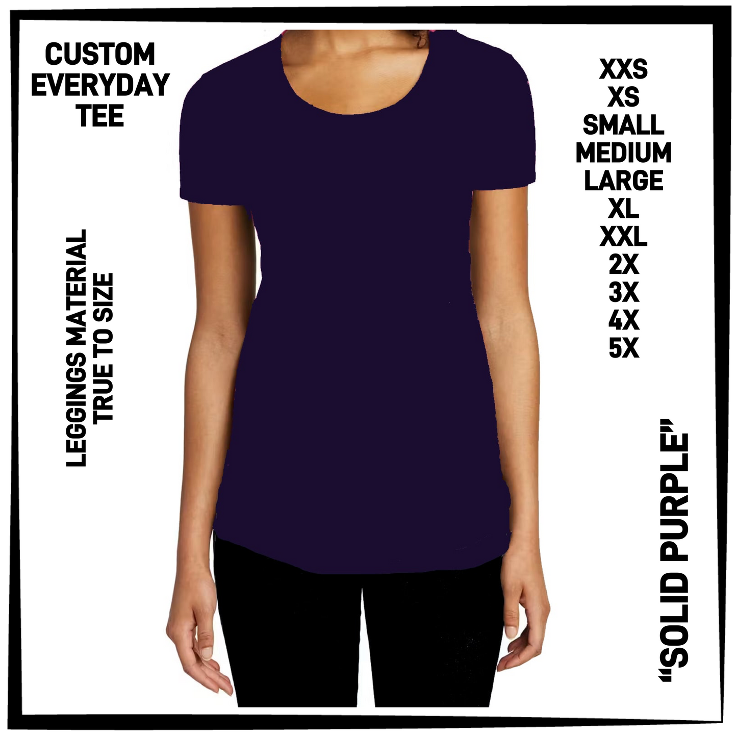 ED2T - Solid Purple Everyday Tee - Preorder Closing 9/23 ETA: Mid-Dec