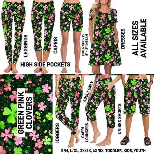 RTS - Green Pink Clovers