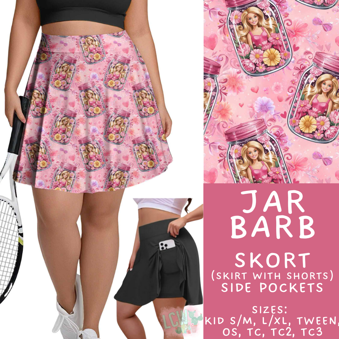 Batch #529 - Floral Jar Collection - Closes 5/13 - ETA mid July - Jar Barb Skort
