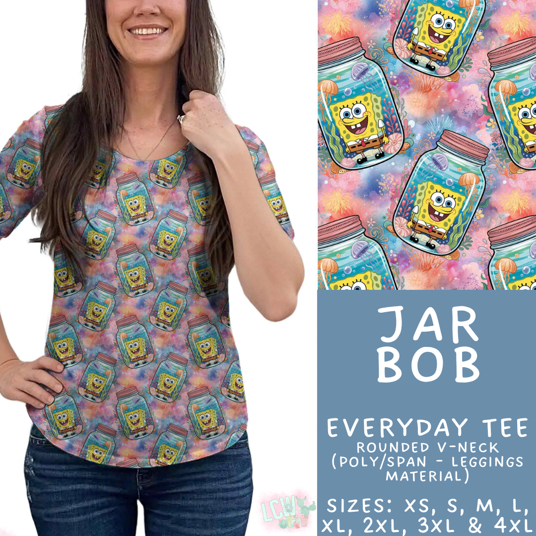 Batch #529 - Floral Jar Collection - Closes 5/13 - ETA mid July - Jar Bob Everyday Tee