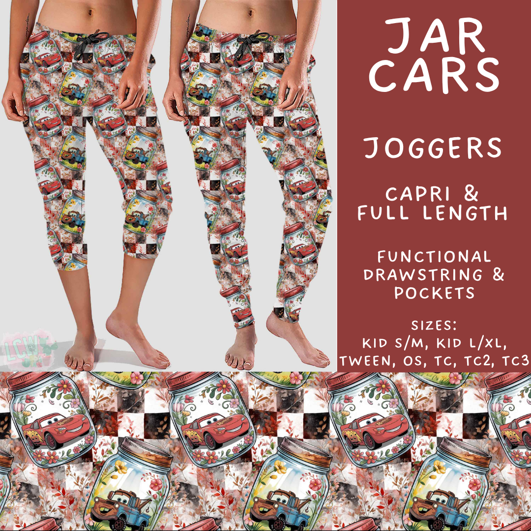 Batch #529 - Floral Jar Collection - Closes 5/13 - ETA mid July - Jar Cars Full and Capri Length Joggers