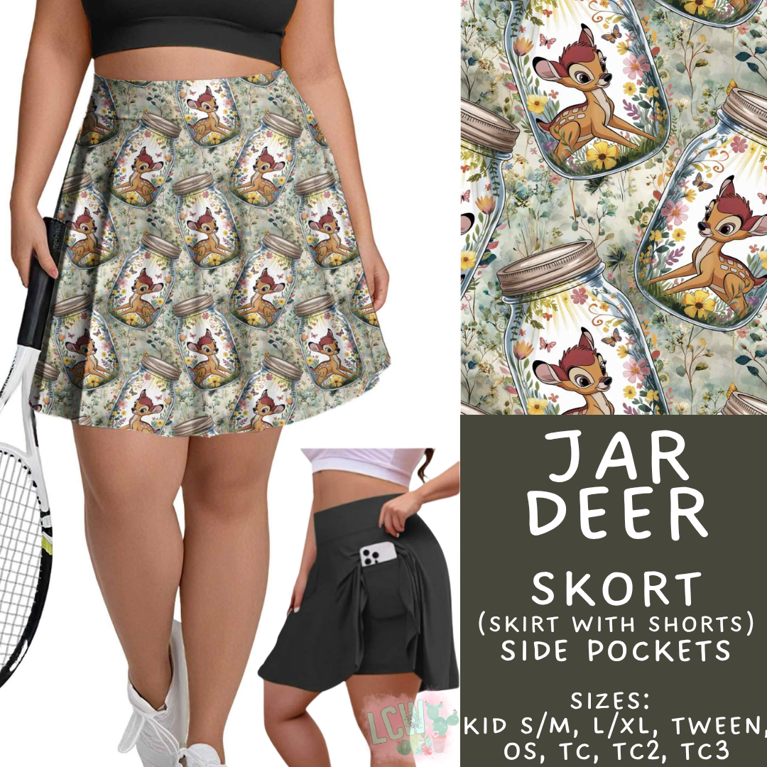 Batch #529 - Floral Jar Collection - Closes 5/13 - ETA mid July - Jar Deer Skort