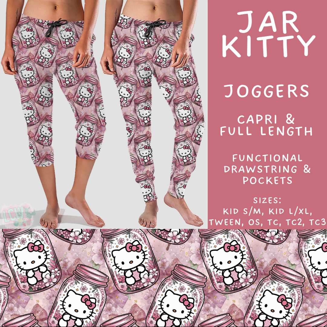 Batch #529 - Floral Jar Collection - Closes 5/13 - ETA mid July - Jar Kitty Full and Capri Length Joggers