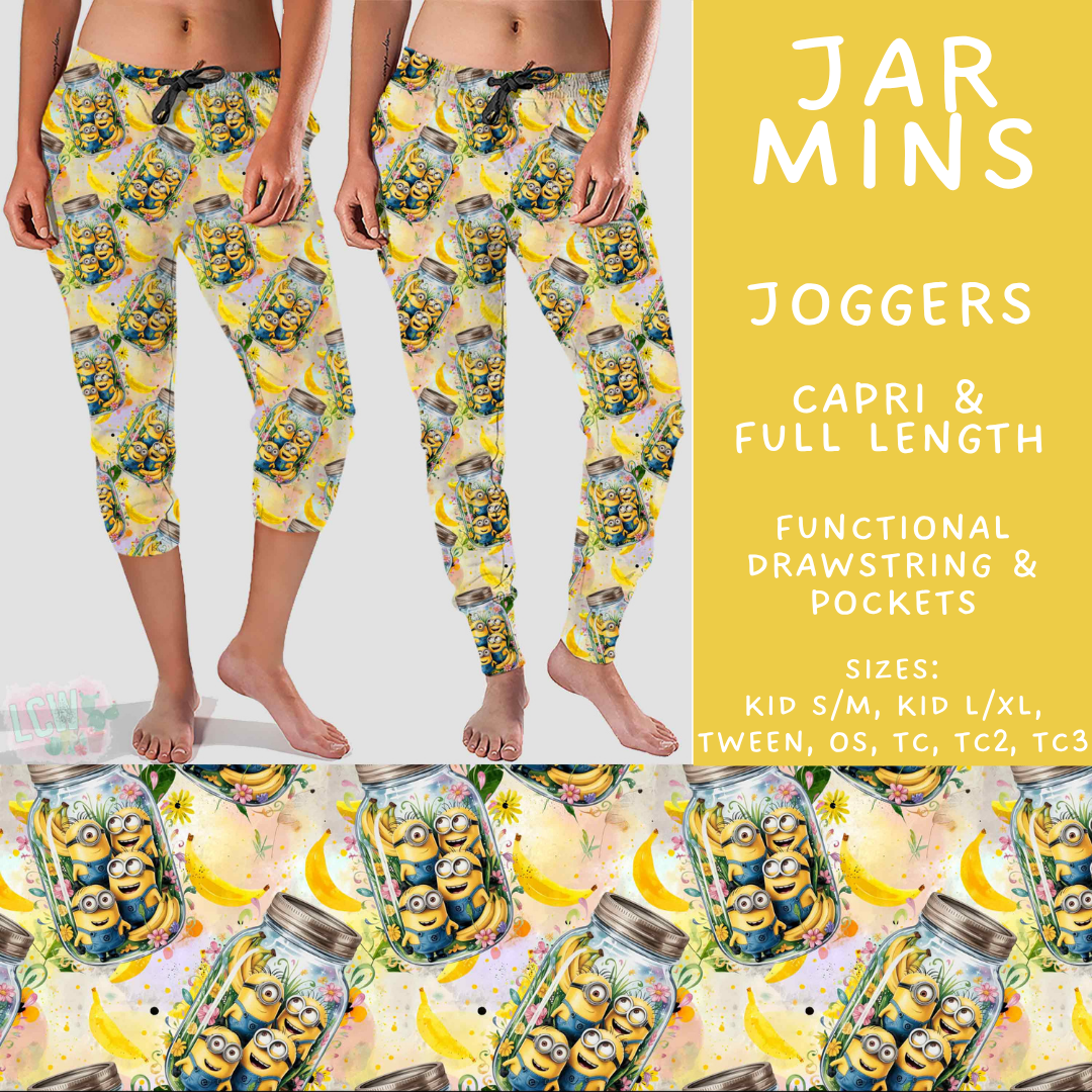 Batch #529 - Floral Jar Collection - Closes 5/13 - ETA mid July - Jar Mins Full and Capri Length Joggers