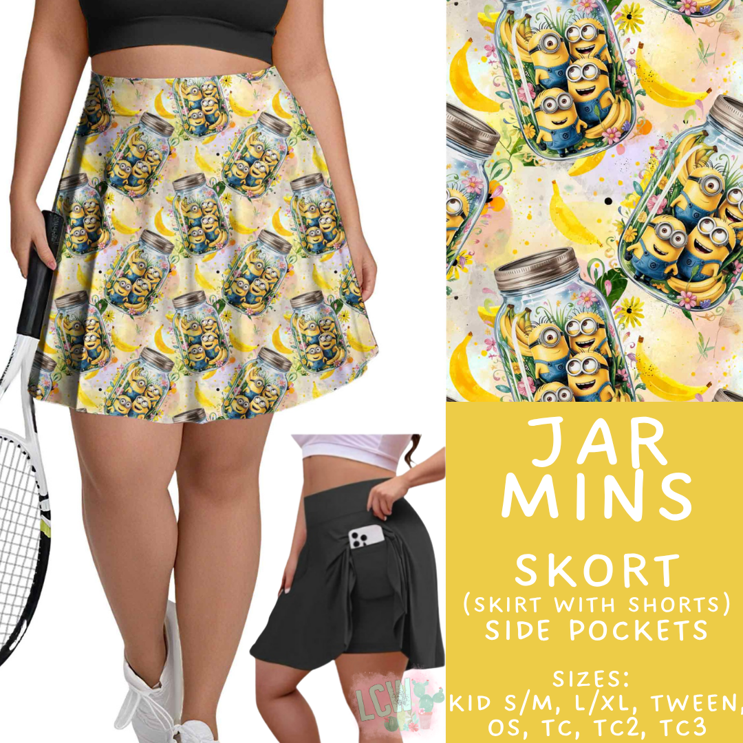 Batch #529 - Floral Jar Collection - Closes 5/13 - ETA mid July - Jar Mins Skort