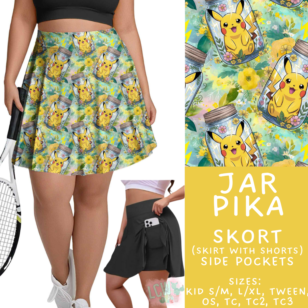 Batch #529 - Floral Jar Collection - Closes 5/13 - ETA mid July - Jar Pika Skort