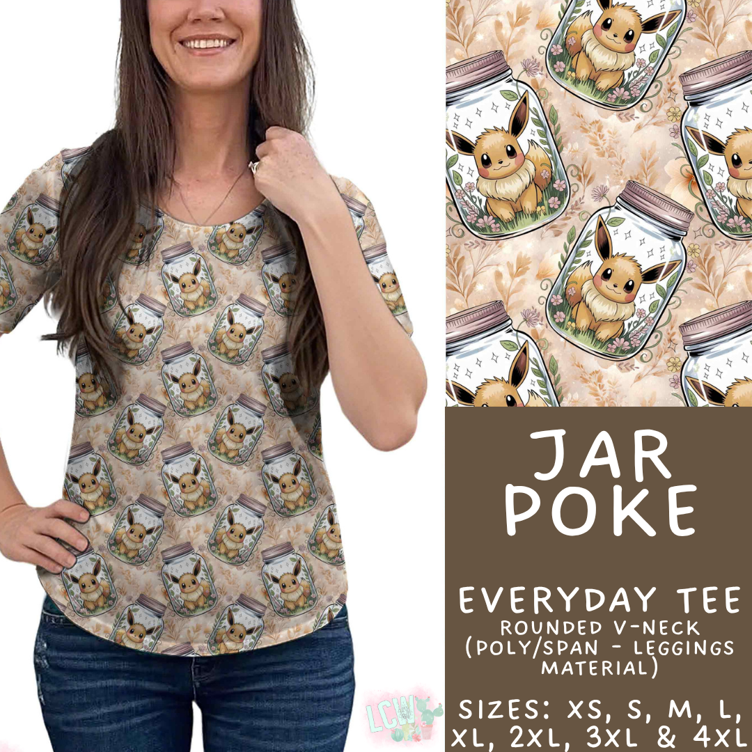 Batch #529 - Floral Jar Collection - Closes 5/13 - ETA mid July - Jar Poke Everyday Tee