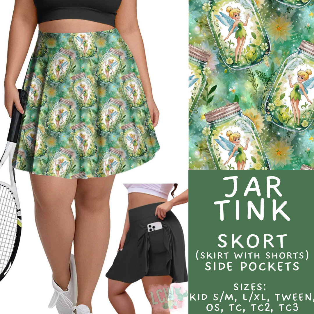 Batch #529 - Floral Jar Collection - Closes 5/13 - ETA mid July - Jar Tink Skort