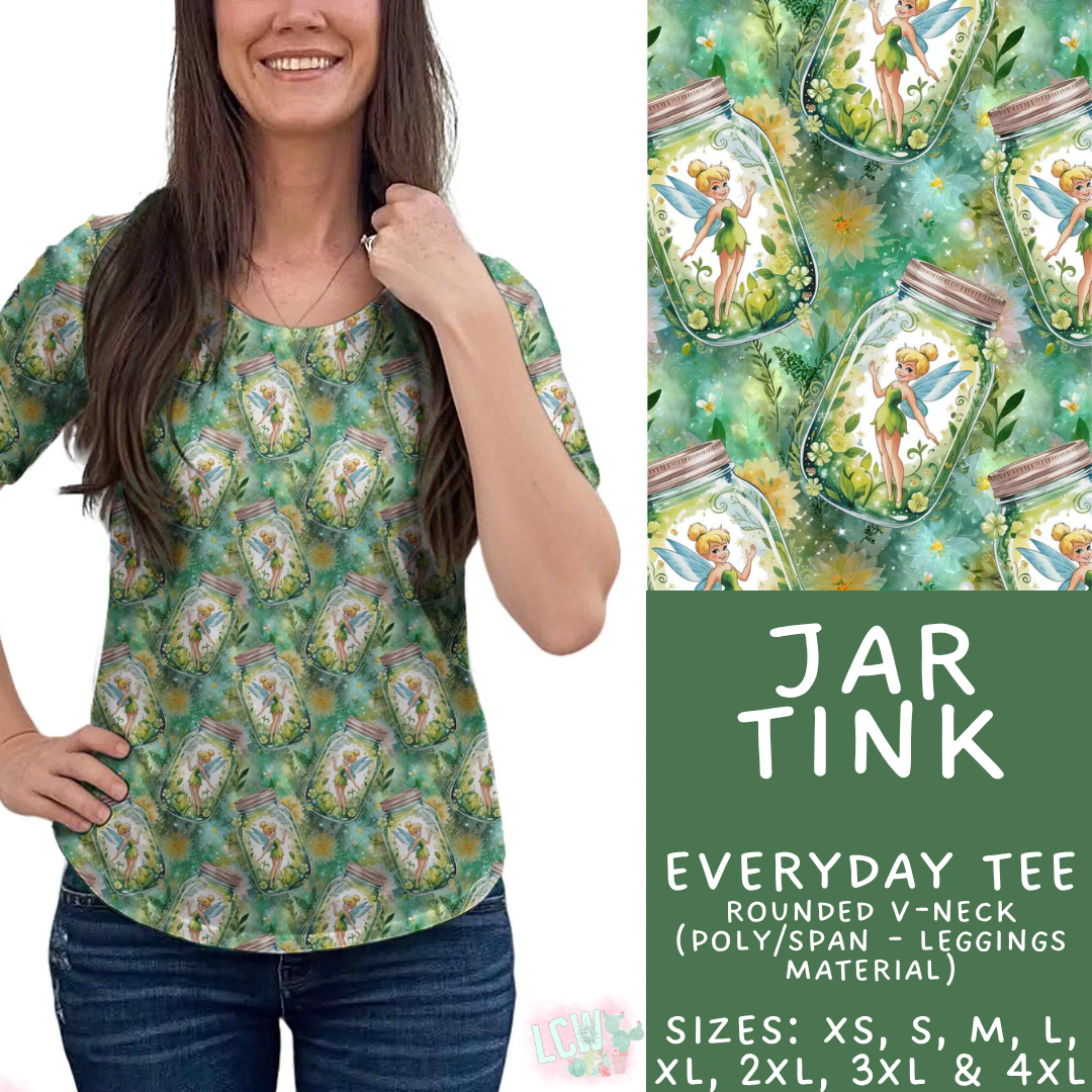 Batch #529 - Floral Jar Collection - Closes 5/13 - ETA mid July - Jar Tink Everyday Tee