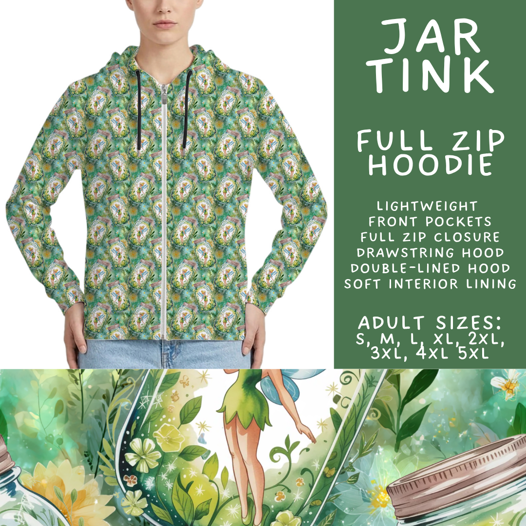 Batch #529 - Floral Jar Collection - Closes 5/13 - ETA mid July - Jar Tink Full Zip Hoodie