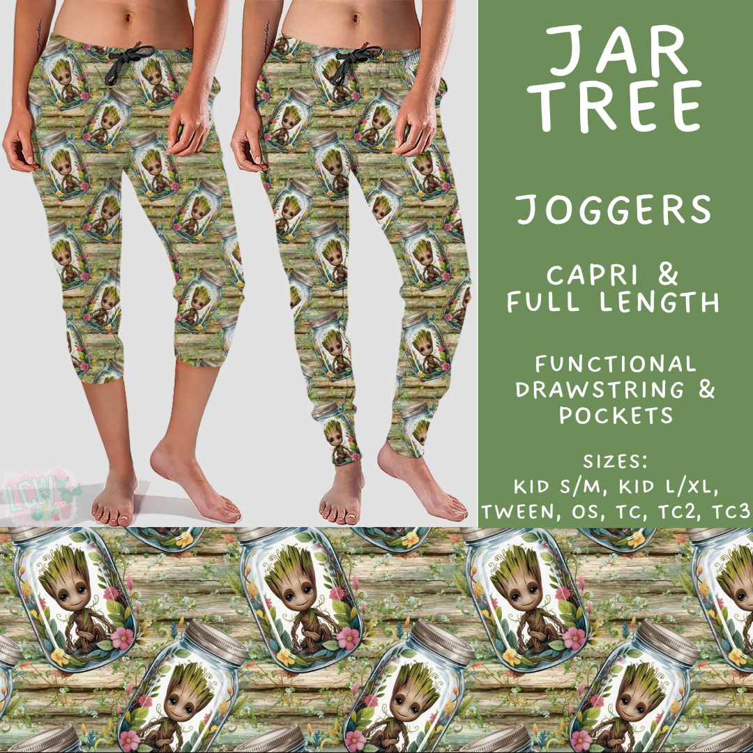 Batch #529 - Floral Jar Collection - Closes 5/13 - ETA mid July - Jar Tree Full and Capri Length Joggers